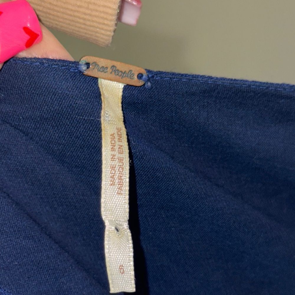 Free People Jasmine Embroidered Bell Sleeve Fit & Flare Dress - Picture 8 of 10